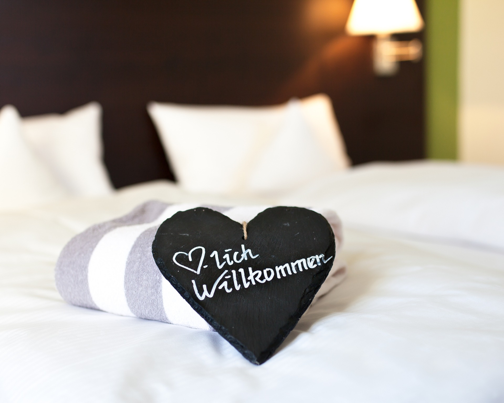 Willkommensgruß im Zimmer Willkommensgruß im Zimmer